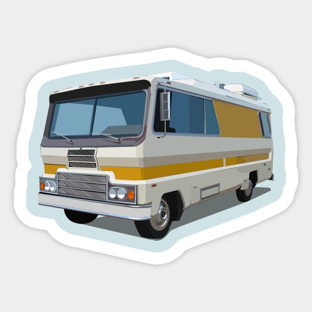 RV car Sticker by mypointink